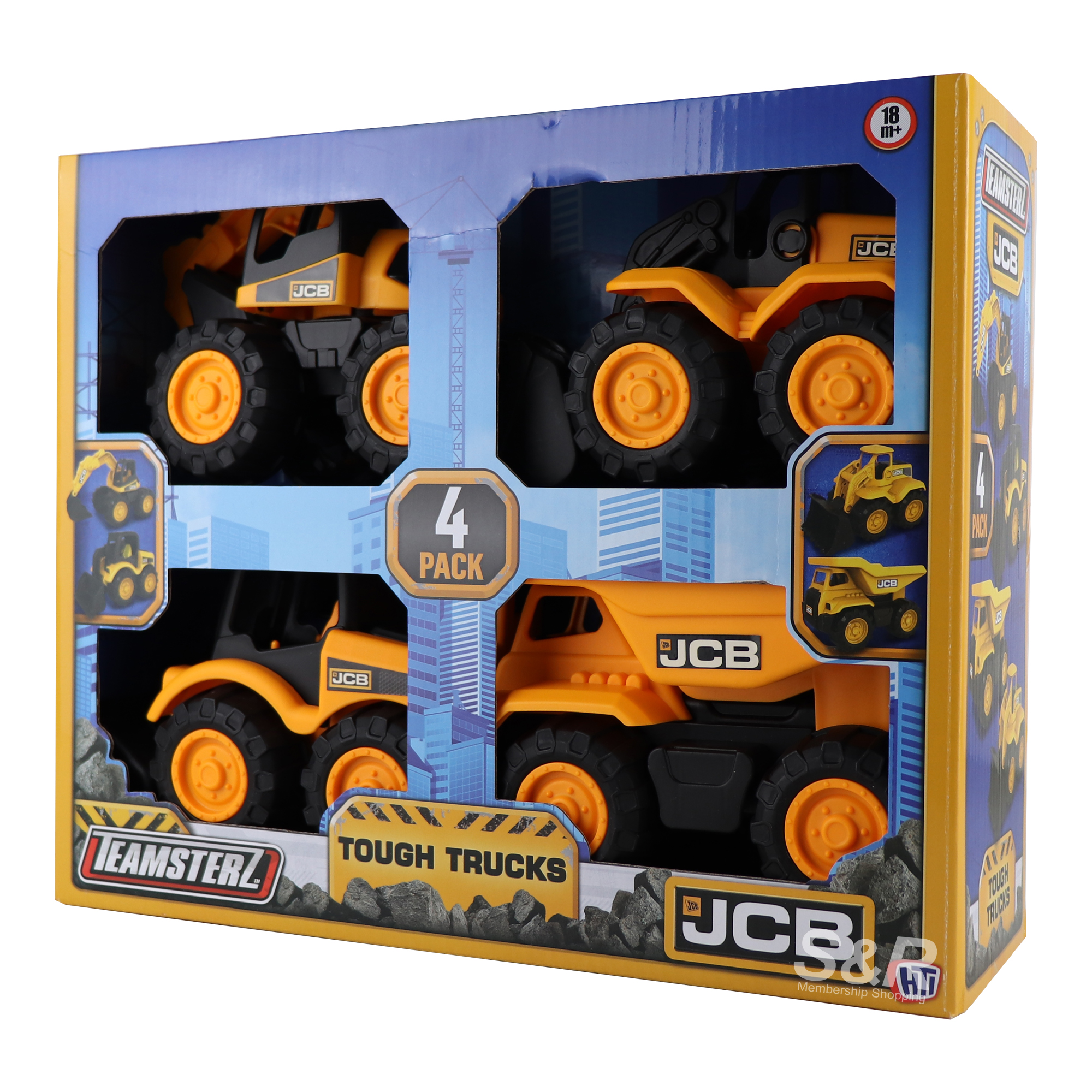 Teamsterz Tough Trucks 4pcs Teamsterz Tough Trucks 4pcs